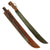 Original WWII U.S. Navy Collins & Co. Legitimus Long Jungle Machete with No.13 Leather Scabbard - dated 1944 Original Items