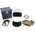 Original British Post WWII RAF MK-1A Flight Helmet with Visors - Oxygen Mask - Storage Case Original Items