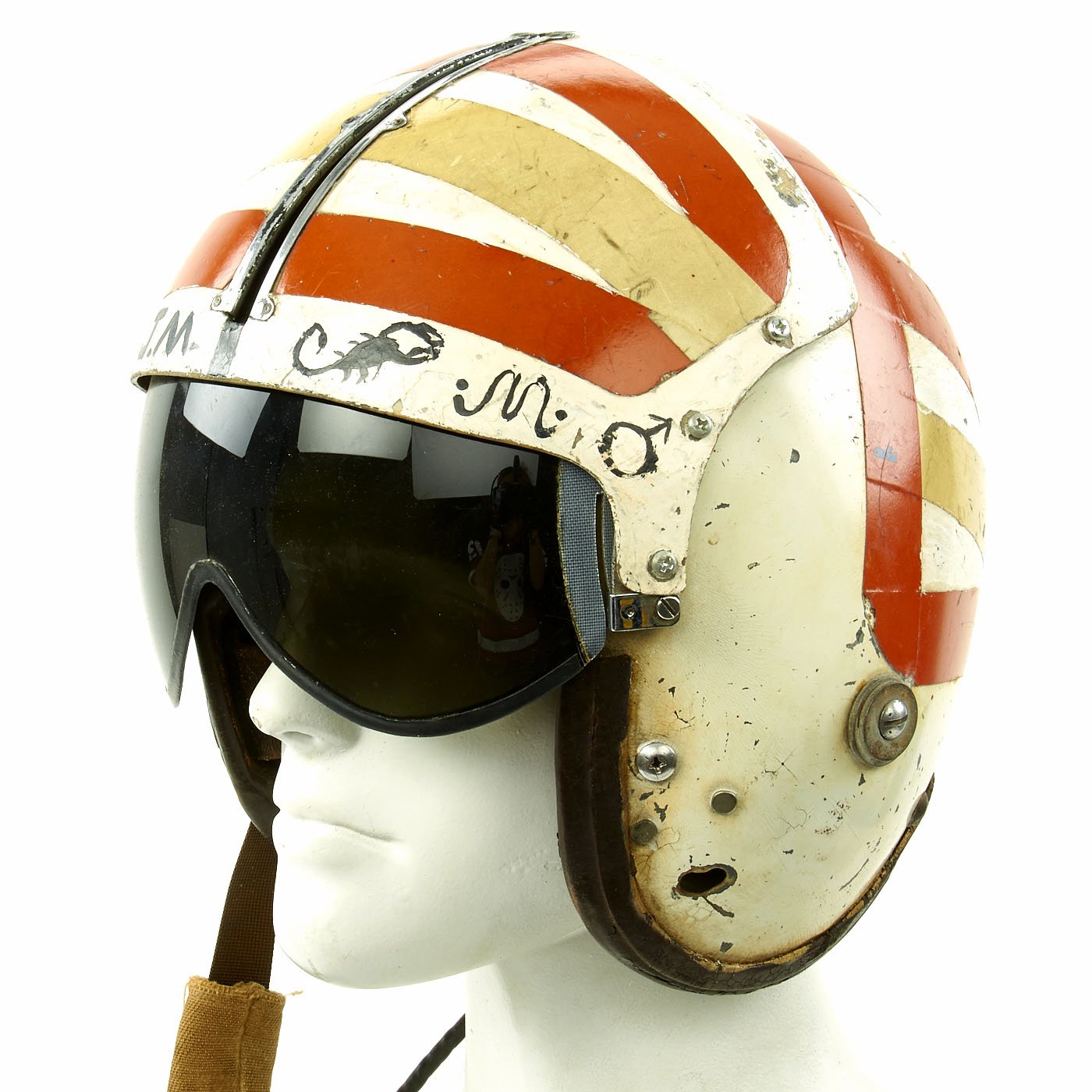 Original U.S. Vietnam War Pilot APH-6A Flight Helmet