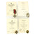 Original German WWII Set of 4 Awards with Documents named to Lt. Erwin Lusche of 293rd Artillery Regt. Original Items