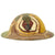 Original U.S. WWI M1917 Doughboy Helmet with Multi-Color Camouflage Paint Original Items