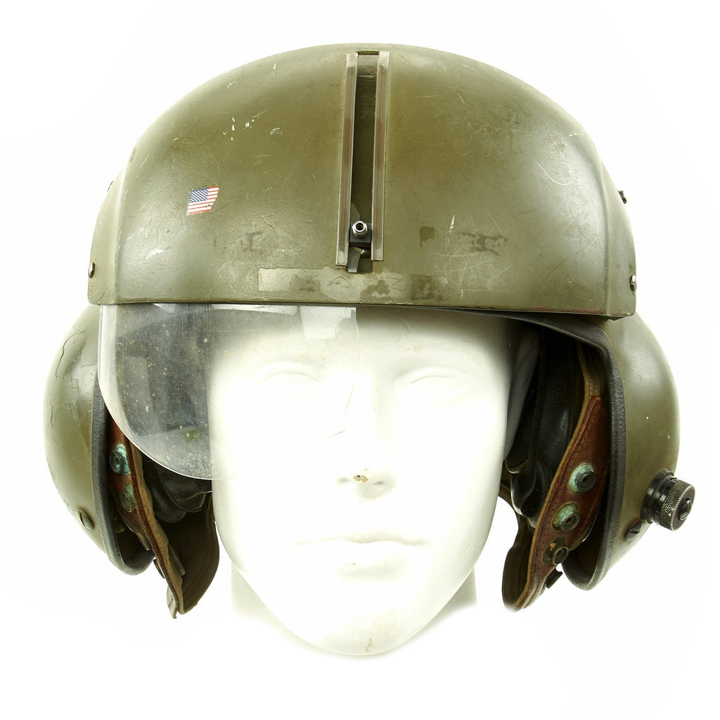 Original U.S. Vietnam War Helicopter Pilot Gentex SPH-4 Helmet with Carry Bag Original Items