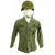 Original U.S. Vietnam War Named 82nd Airborne Uniform and M1 Helmet Original Items