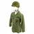 Original U.S. Vietnam War Named 82nd Airborne Uniform and M1 Helmet Original Items