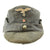 Original German WWII Luftwaffe Service Worn M43 Einheitsmütze Wool Field Cap Original Items
