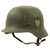 Original German Pre-WWII Army Heer M35 Single Decal Steel Helmet with 1937 dated Liner - Size 64 Original Items