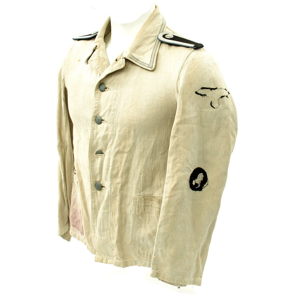 Original German WWII SS NCO Gas Protection Specialist Work Jack Drilljacke Original Items