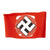 Original German WWII NSDAP Mid-War Party Armband with BeVo Embroidered Insignia Original Items