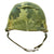 Original U.S. Vietnam War M1 Helmet with USMC Reversible Camouflage Cover Original Items