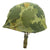 Original U.S. Vietnam War M1 Helmet with USMC Reversible Camouflage Cover Original Items
