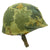 Original U.S. Vietnam War M1 Helmet with USMC Reversible Camouflage Cover Original Items