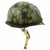 Original U.S. Operation Desert Storm Iraqi M1 Steel Helmet with Camouflage Paint Original Items