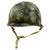 Original U.S. Operation Desert Storm Iraqi M1 Steel Helmet with Camouflage Paint Original Items