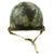 Original U.S. Operation Desert Storm Iraqi M1 Steel Helmet with Camouflage Paint Original Items