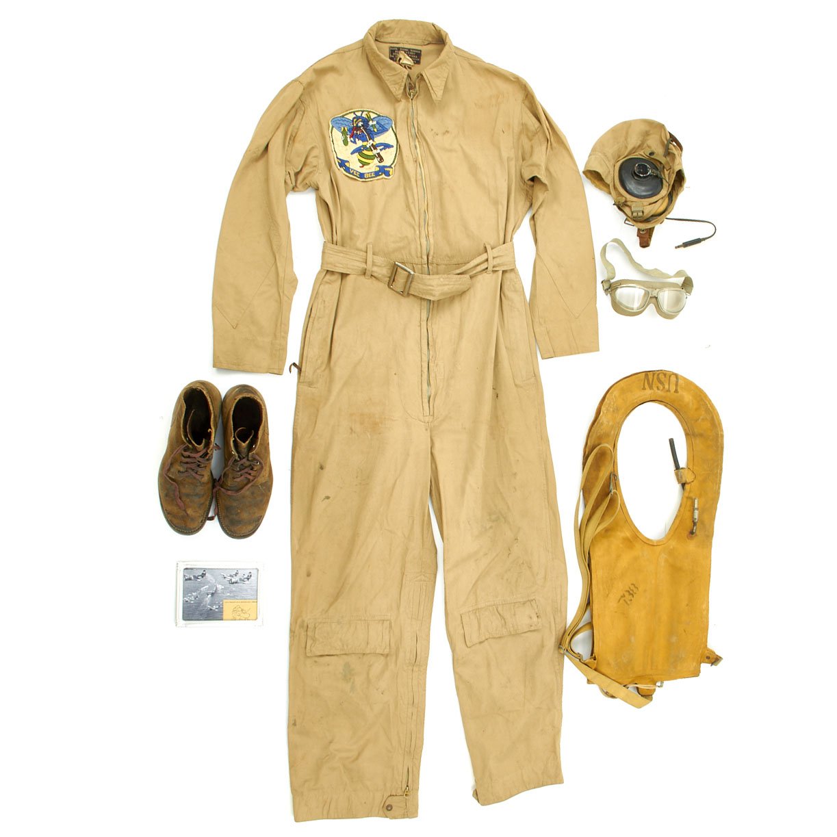 Original U.S. WWII USN Pilot Distinguished Flying Cross KIA Named