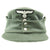 Original German WWII Early Pattern Heer Army Officer Feldmütze Field Cap with Bullion Insignia - Bergmütze Style Original Items