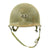 Original U.S. Vietnam War M1 Helmet with Paratrooper Liner and Senior Jump Wings Original Items