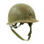 Original U.S. Vietnam War M1 Helmet with Paratrooper Liner and Senior Jump Wings Original Items