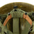 Original U.S. Vietnam War M1 Helmet with Paratrooper Liner and Senior Jump Wings Original Items