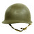 Original U.S. WWII 1944 M1 McCord Swivel Bale Front Seam Helmet with Westinghouse Liner Original Items