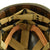 Original U.S. WWII 1944 M1 McCord Swivel Bale Front Seam Helmet with Westinghouse Liner Original Items
