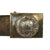 Original Imperial German WWI  Prussian Steel Buckle with Souvenier Leather Belt Original Items