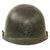Original U.S. WWII 1945 M1 Schlueter Rear Seam Helmet with Korean War 98th Infantry Division Marked Liner Original Items