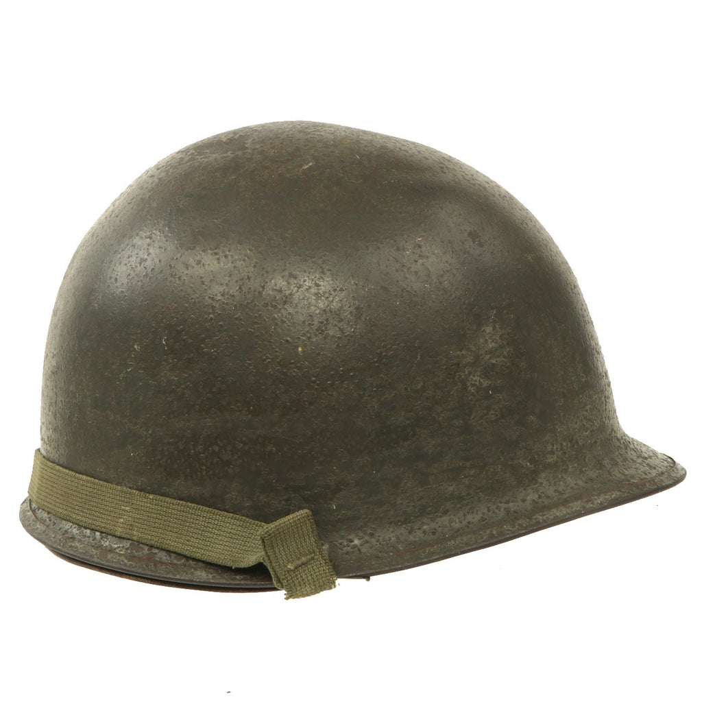 U.S. MAIL ミリター1945年製デッドストック軍物militaria様用 Original U.S. WWII 1945 M1 Schlueter Rear Seam Helmet with Korean