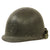 Original U.S. WWII 1945 M1 Schlueter Rear Seam Helmet with Korean War 98th Infantry Division Marked Liner Original Items