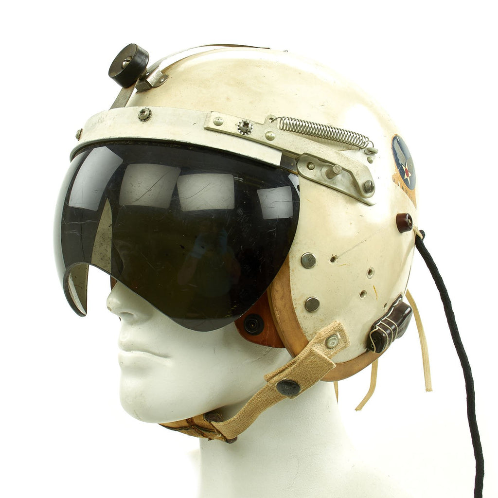 Original Cold War U.S. Air Force Gentex P-4A Flying Helmet – International Military Antiques Original Cold War U.S. Air Force Gentex P-4A Flying Helmet – International Military Antiques
