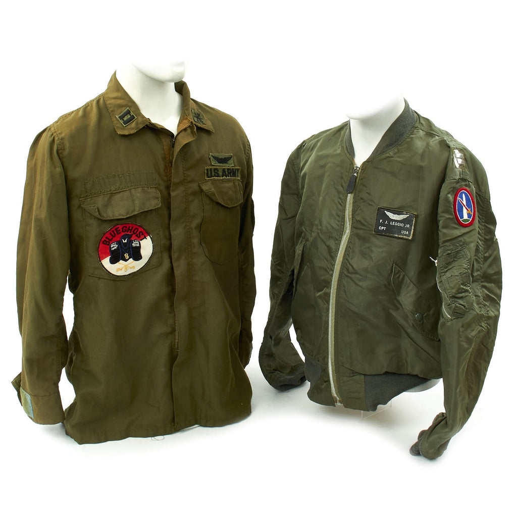 Original U.S. Vietnam War Blue Ghost Named Officer Uniform Grouping Original Items
