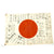 Original Japanese WWII Hand Painted Cloth Good Luck Flag with Many Names - 29" x 44" Original Items
