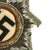 Original German WWII Heer Gold 1941 German Cross Award Embroidered Cloth Badge - Uniform Cutoff Original Items