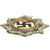 Original German WWII Heer Gold 1941 German Cross Award Embroidered Cloth Badge - Uniform Cutoff Original Items