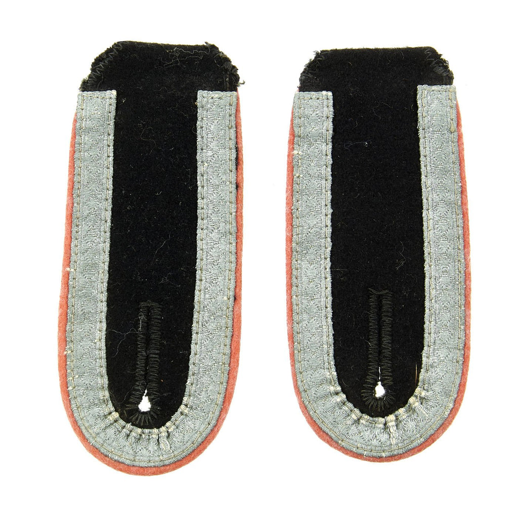 Original German WWII SS Panzer Sergeant Rank Shoulder Boards - SS-Unterscharführer Original Items