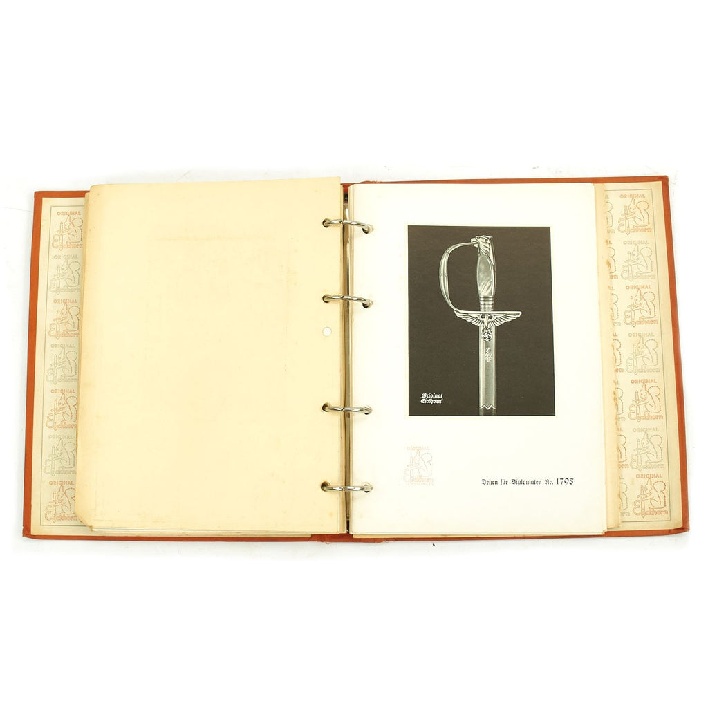 Original German WWII Carl Eickhorn Kundendienst 1938 Edition Sales Catalog Original Items