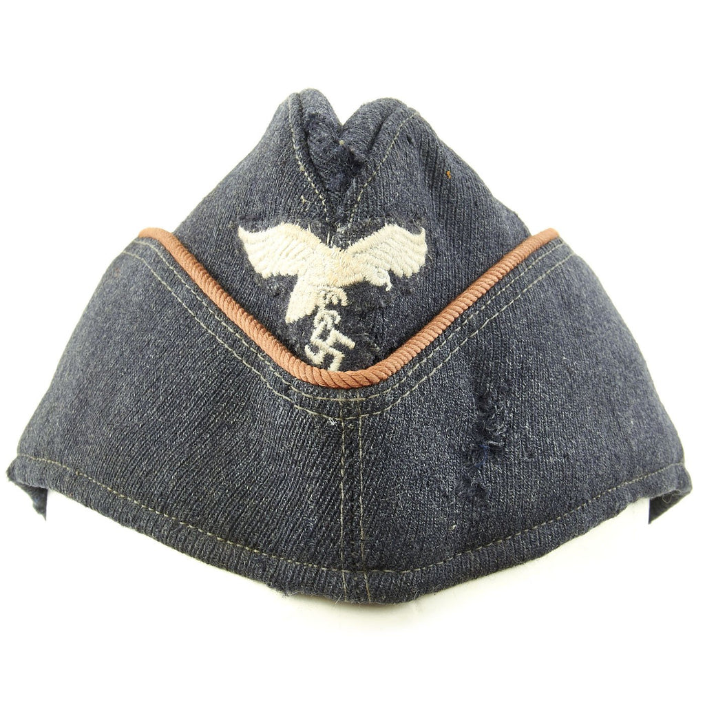 Original German WWII Air Signals Female Auxiliary Personnel M38 Overseas Wool Cap size 58 - dated 1942 Original Items