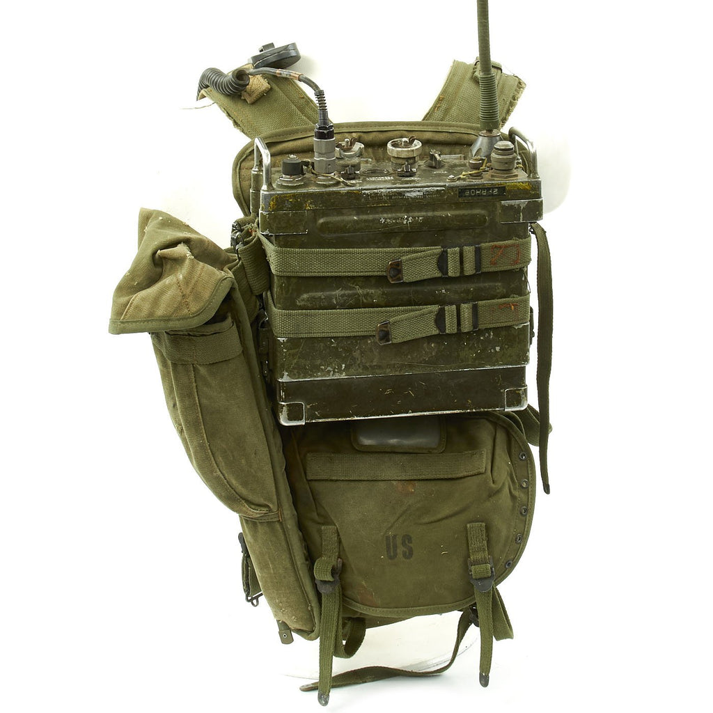 Original U.S. Vietnam War AN/PRC-77 Radio Man Pack Set Original Items