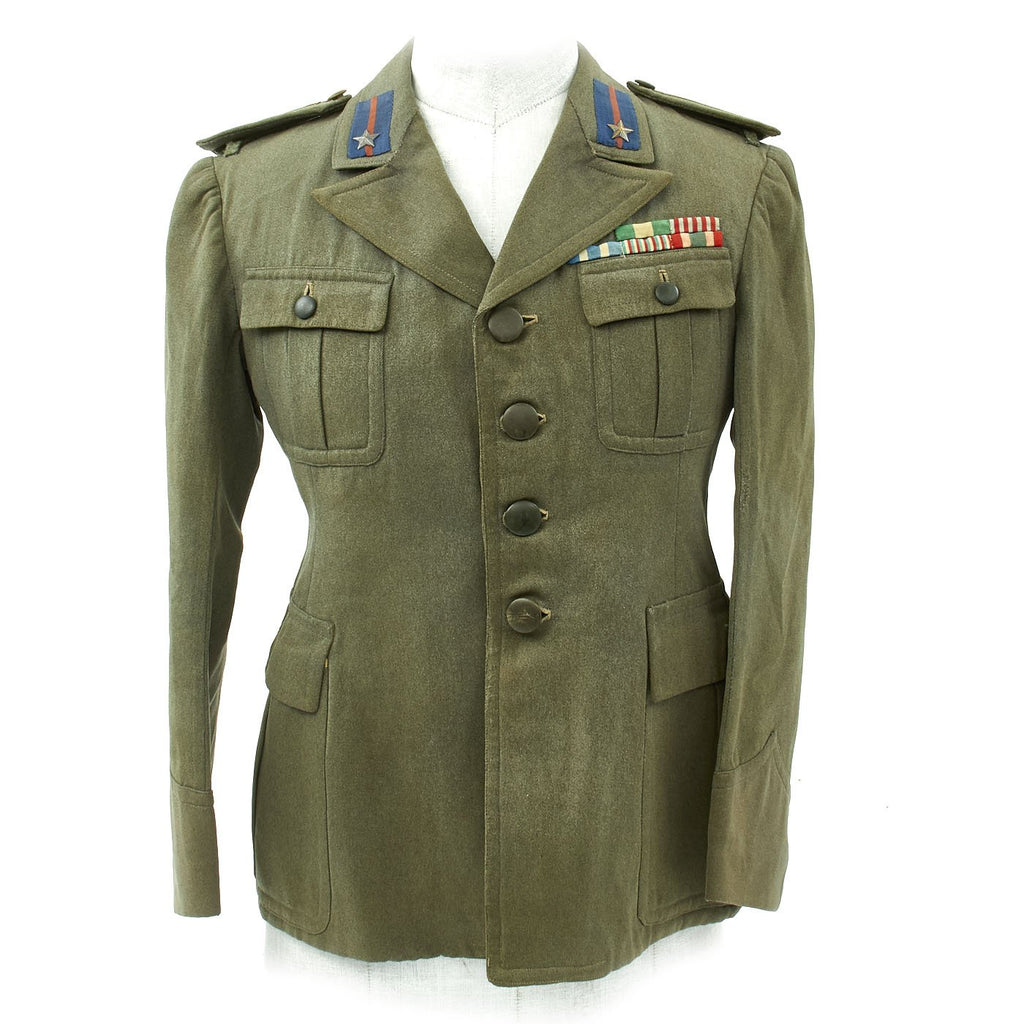 Original WWII Italian Army Infantry Warrant Officer Uniform Jacket Original Items