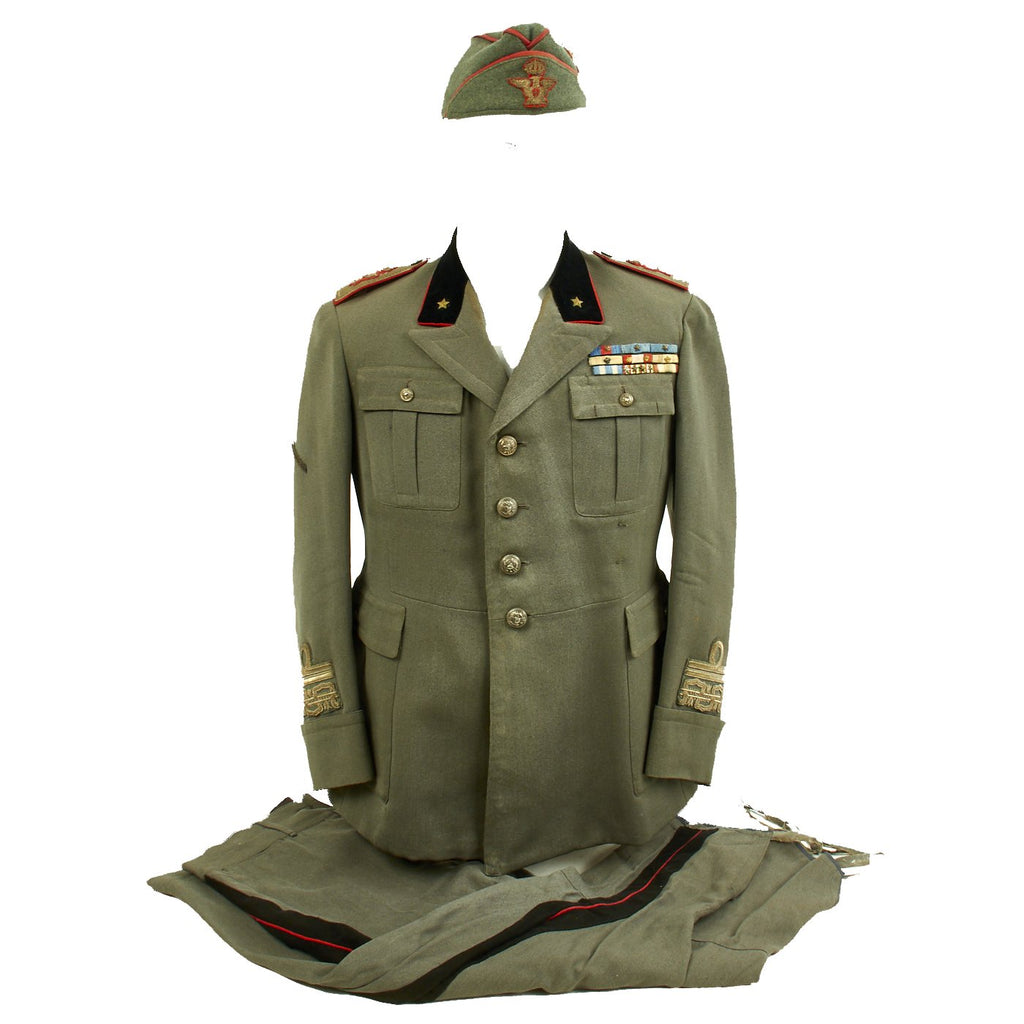Original Italian WWII Division General Uniform Original Items
