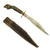 Original U.S. WWII Bring Back Philippine Bowie Style Knife with Leather Scabbard Original Items