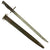 Original U.S. WWI M1917 Enfield British P1913 Overstamp Bayonet by Remington with Scabbard Original Items