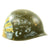 Original U.S. Vietnam War M1 Helmet Liner by Westinghouse Decorated with PEACE and Writing Original Items