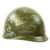 Original U.S. Vietnam War M1 Helmet Liner by Westinghouse Decorated with PEACE and Writing Original Items