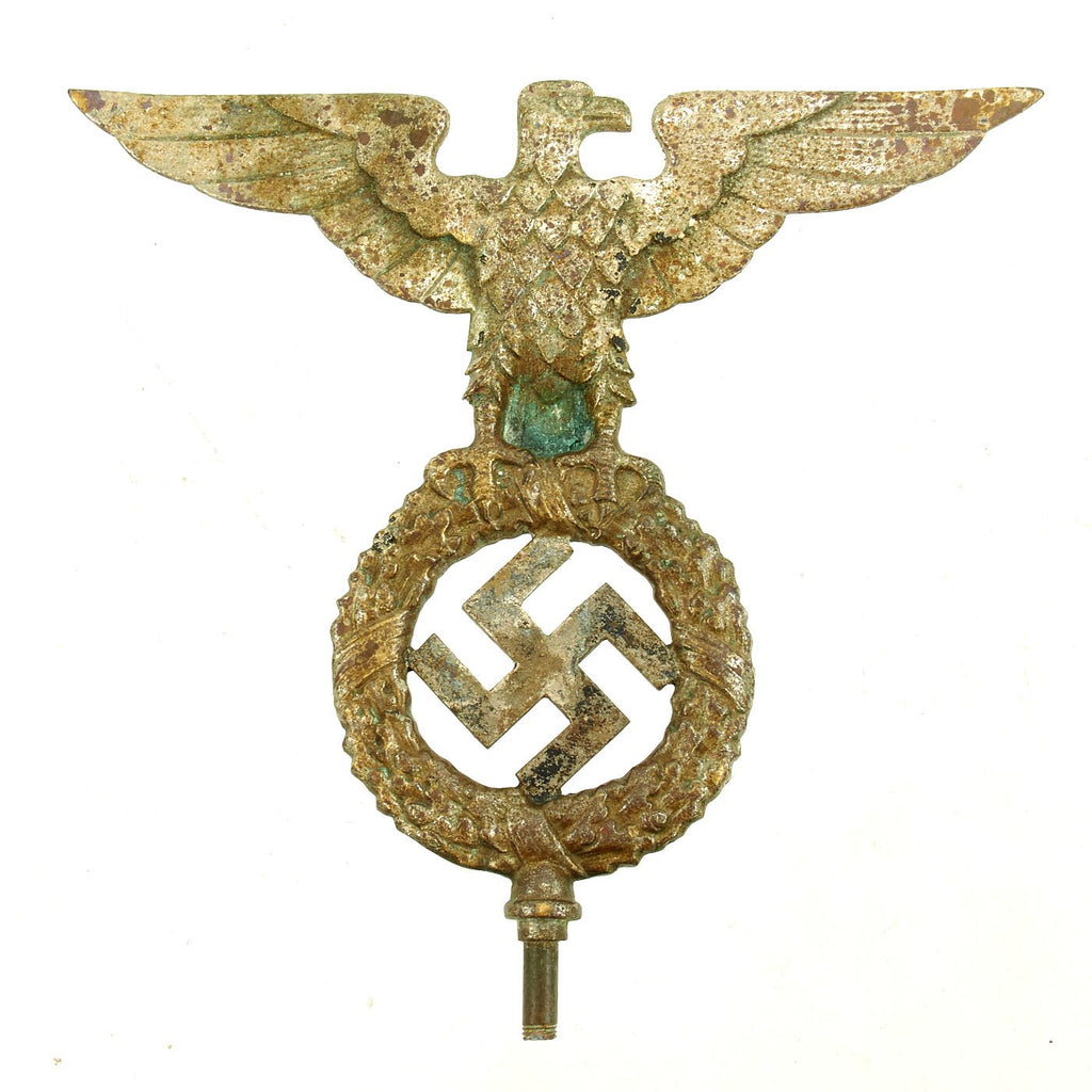 Original German WWII NSDAP National Socialist Party First Pattern Flag Pole Finial Eagle Original Items