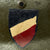 Original German WWII USGI Decorated M35 Steel Helmet Shell - EF64 Original Items