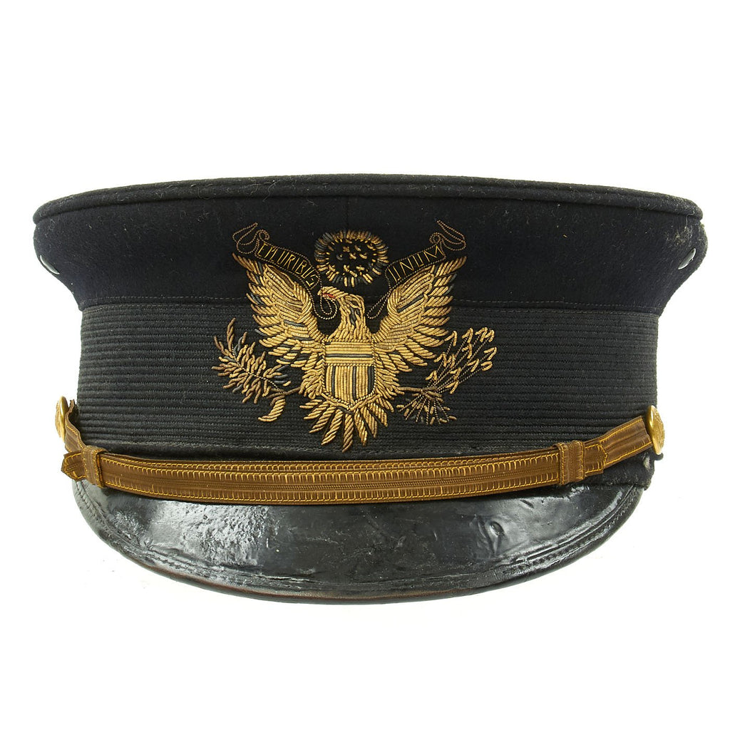 Original WWI Era U.S. Army M1902 Officer's Visor Cap by Pettibone Bros. Mfg. Co. - Excellent Condition Original Items