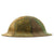 Original U.S. WWI M1917 Doughboy Helmet Shell with Panel Camouflage Paint Original Items