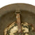 Original U.S. WWI M1917 Doughboy Helmet Shell with Panel Camouflage Paint Original Items