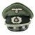 Original German WWII Named Heer Army Administration Officer Visor Crush Cap Original Items